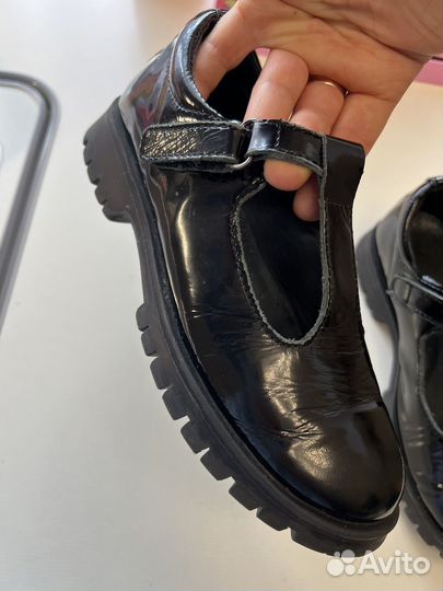 Туфли школьные для девочки Котофей