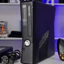 Xbox 360 Slim freeboot + Игры + 2Геймпада