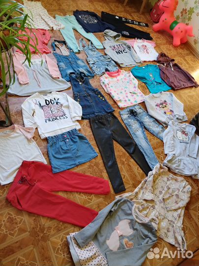 Пакет брендовых стильных вещей, 110 см