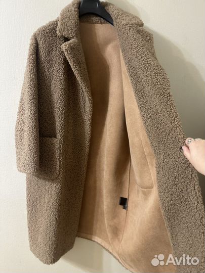 Шуба из экомеха женская чебурашка 50 размер