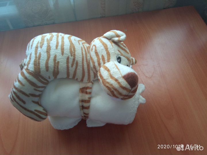 Плед покрывало с игрушкой 