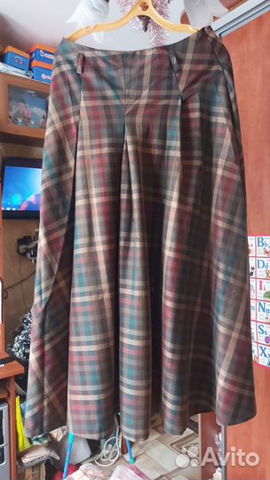 Длинная теплая юбка 50