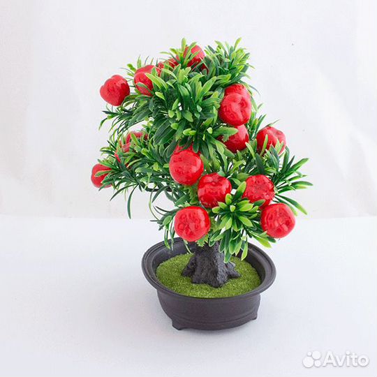 Дерево декоративное бонсай Яблоня 30х28см