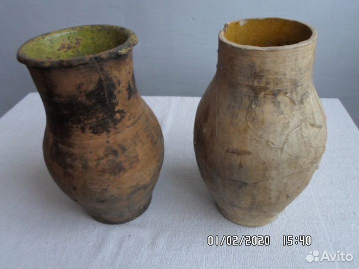 Кувшин старинный, квасник, горшочек, салатник