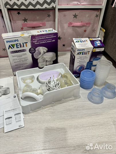 Молокоотсос avent электрический