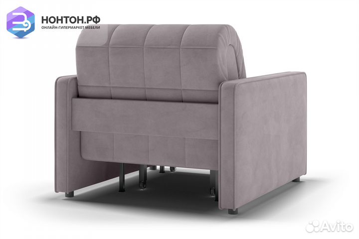 Кресло аккордеон Модо серо-бежевое