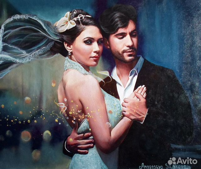 Портрет по фото маслом на заказ