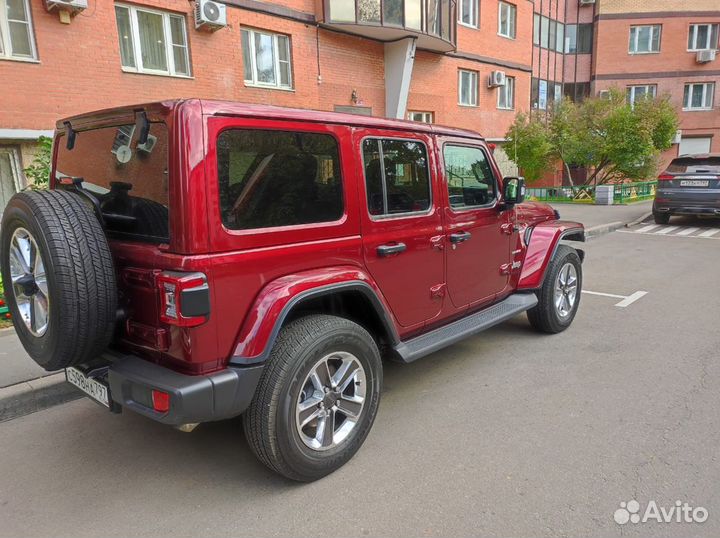 Пороги Jeep Wrangler / Sahara / Rubicon (JL) 2017