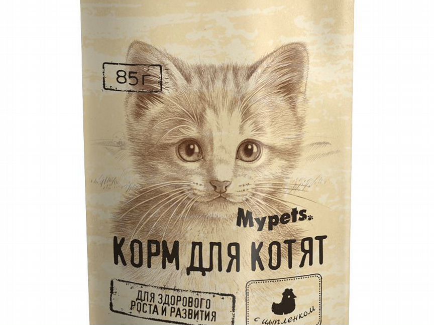 Mypets влажный корм для котят с цыпленком