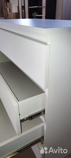 Комод Экко 4 ящика Белый 86х44х88