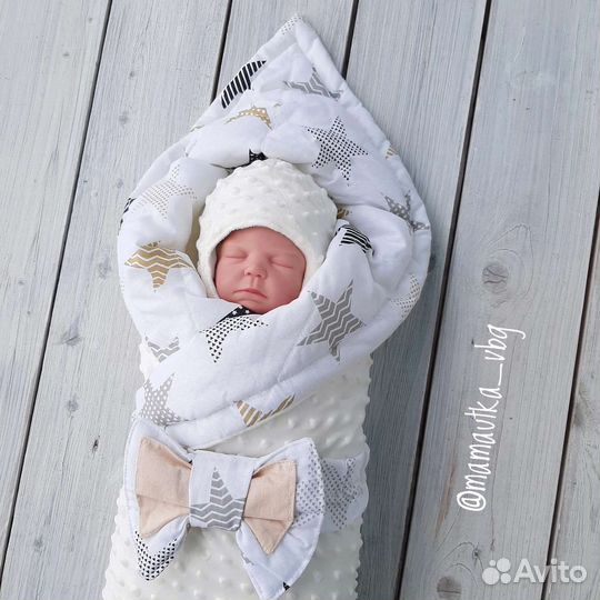 Конверт на выписку для мальчика осень