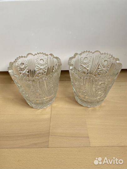 Конфетница салатник хрустальный СССР