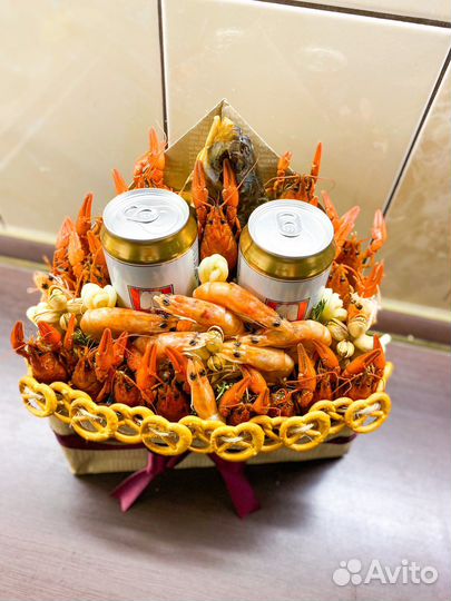 Мужские букеты съедобные