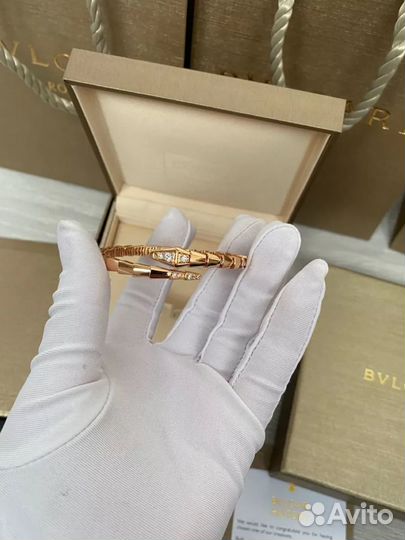 Браслет кольцо bvlgari