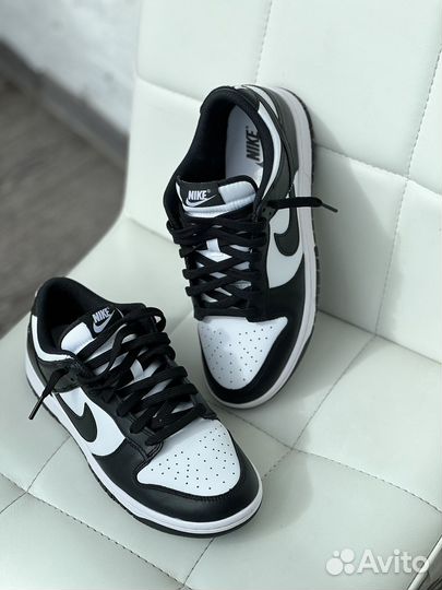 Кроссовки nike dunk low black оригинал