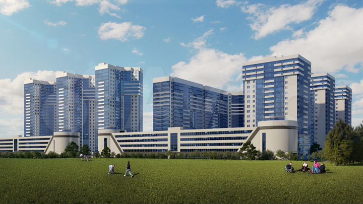 2-к. квартира, 47,3 м², 4/19 эт.