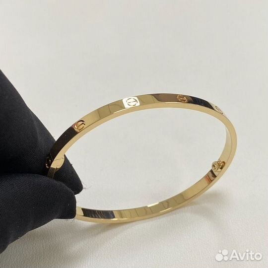 В наличии браслет в стиле cartier love тонкий