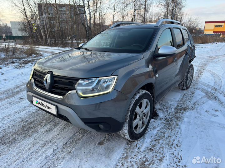 Renault Duster 1.5 МТ, 2021, битый, 72 000 км