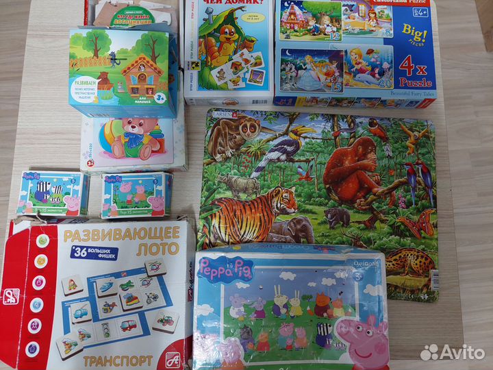 Развивающие игры и карточки пакетом