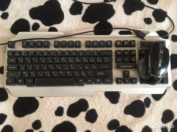Игровая клавиатура с подстветкой и игровая мышь