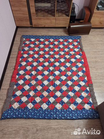Лоскутное одеяло и два покрывала. пэчворк