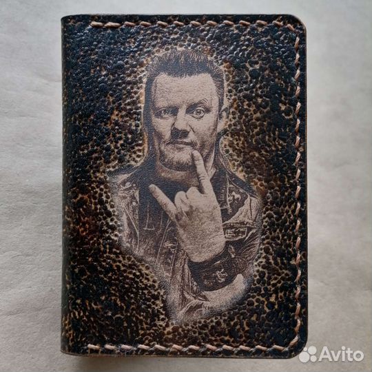 Картхолдер с фото гравировкой