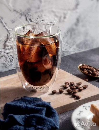 Стаканы с двойным дном термо