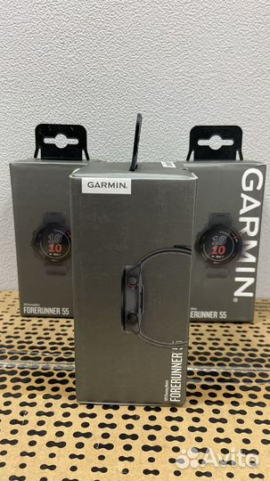 Смарт часы garmin forerunner 55 серые новые