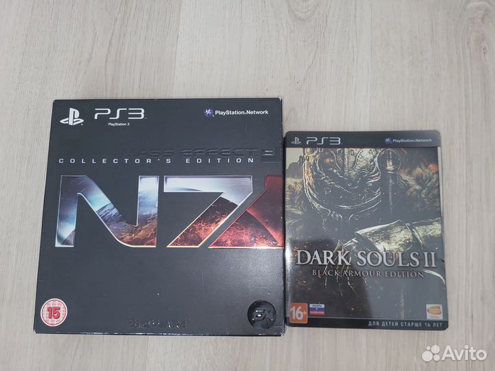 Игровые диски для ps3 Mass effects 3 N7,DarkSouls2