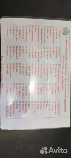 Органайзер для хранения гомеопатии