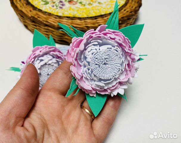 Резиночки для волос ручной работы