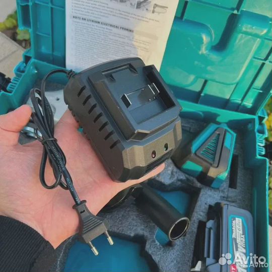 Аккумуляторная болгарка ушм makita 21V 6Ah мощная