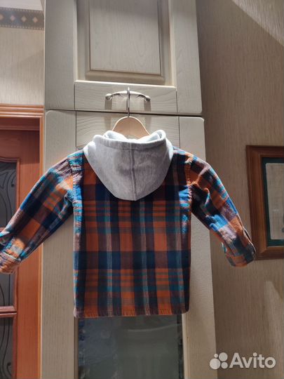 Рубашка для мальчика 98 теплая