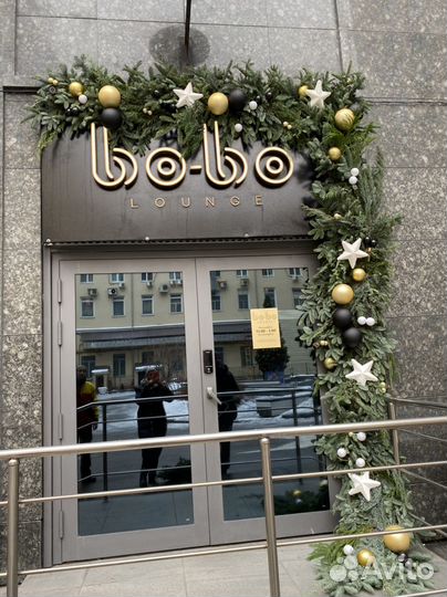 Декорации для нового года для кафе, офисов