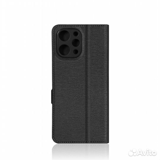 Чехол с флипом для Xiaomi Redmi 12 (4G) DF (black)