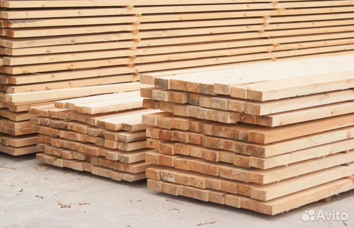 Доска обрезная, брус, паллетка от производителя