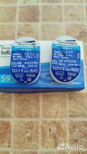 Линзы контактные bausch&lomb
