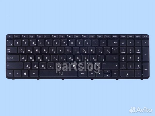 Клавиатура для HP 17-e, 17-e000 Series с рамкой
