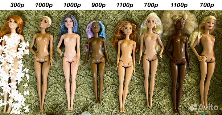 Барби, Barbie fashionistas, головы и тела Барби