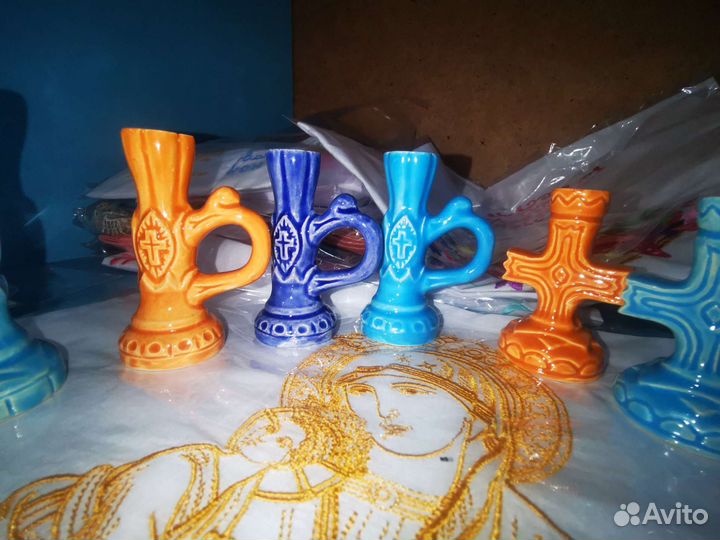 Керамический подсвечник