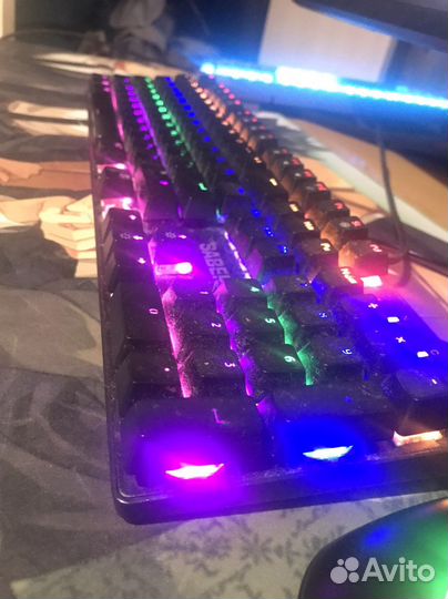 Игровая клавиатура dexp с rgb подсветкой