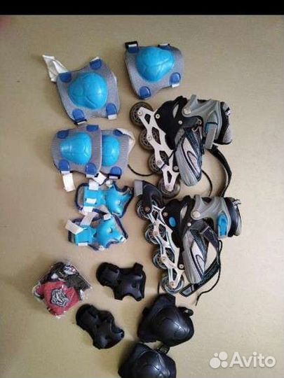 Детские ролики и защита