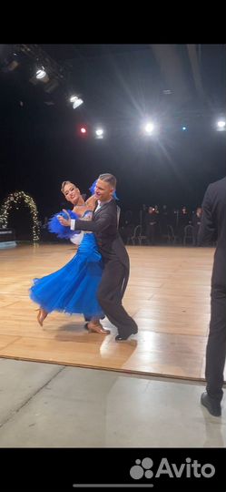 Платье голубое для европейской программы