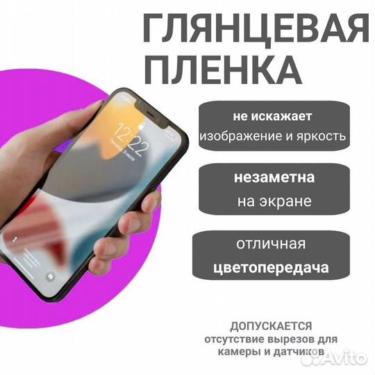 Полиуретановая пленка на iPhone 13