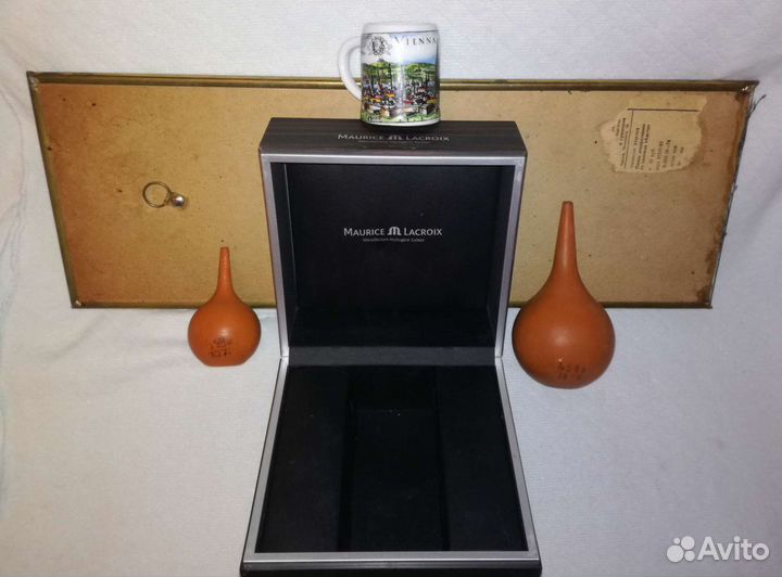 Быт Ссср.Сувениры,футляр ML,флаг Вмф,П-40Б,Siemens