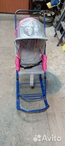 Детские санки коляска бу