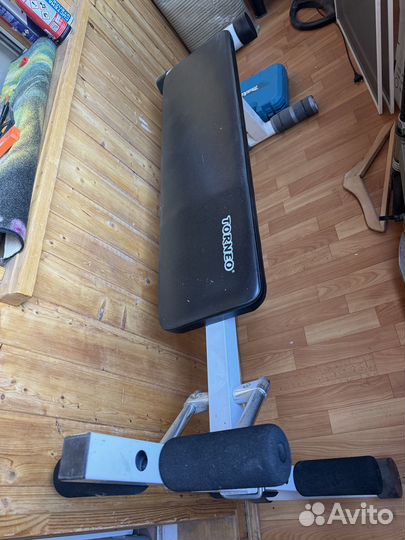 Скамья для пресса torneo и для жима лежа