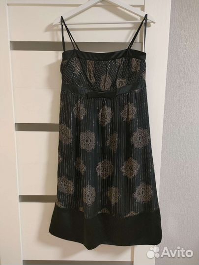 Шелковый сарафан Massimo Dutti 38