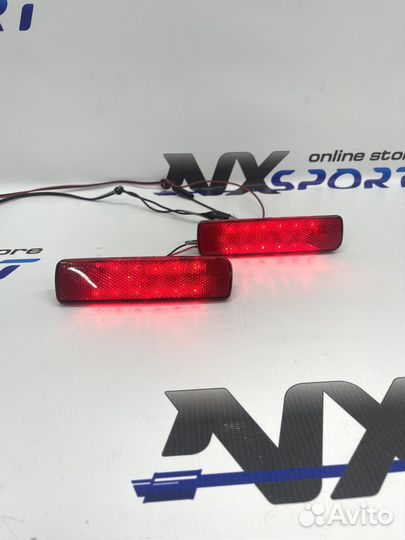 Диодные катафоты в задний бампер 2111/Шевроле