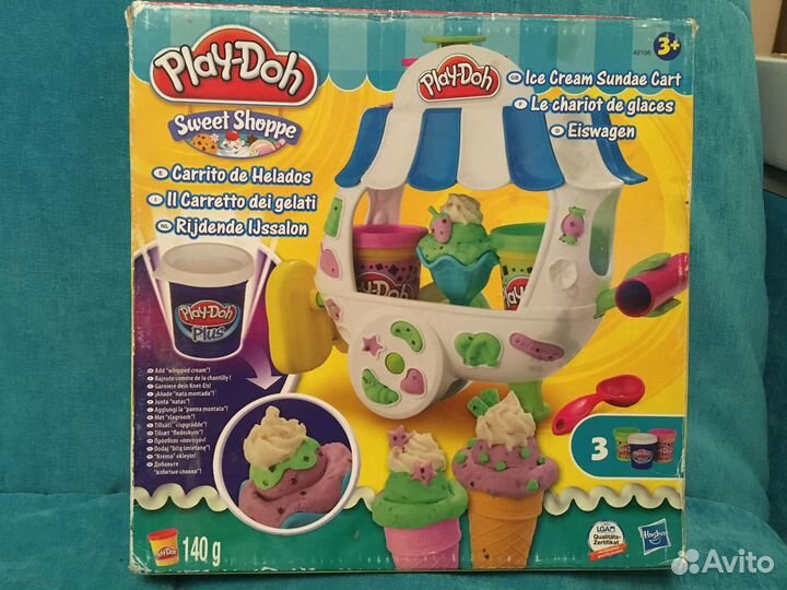 Play doh фабрика мороженого все на месте